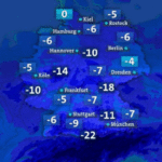 マイナス15度―ドイツで最も寒い冬の気温