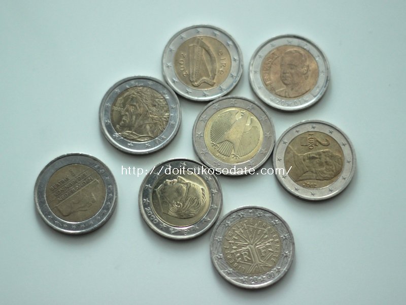 2ユーロ記念硬貨 ドイツ滞在や旅行のお楽しみ ドイツ子育て生活