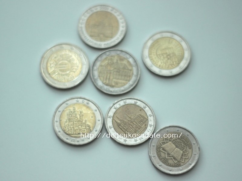 2ユーロ記念硬貨：ドイツ滞在や旅行のお楽しみ | ドイツ子育て生活